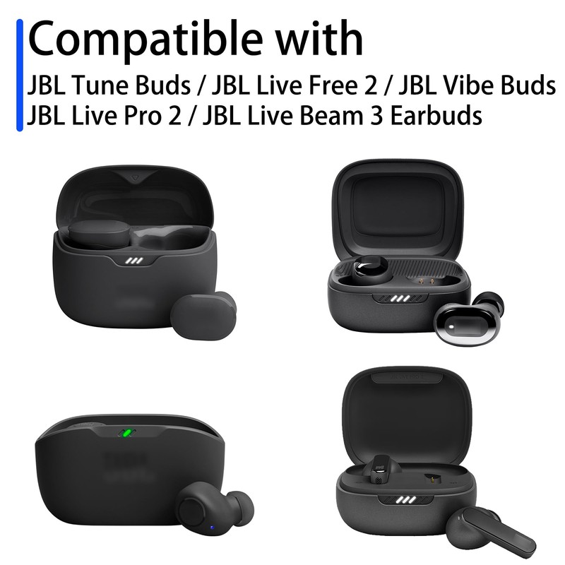 NANLANFAN Replacement Foam Ear Tips for JBL Live Pro 2