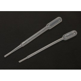 Globe Scientific Transfer Pipettes w/Small Bulb 3 mL, Non-Sterile, Graduated to the 1 mL Mark, LD Polyethylene, 140mm, 137035 (Case of 5000)