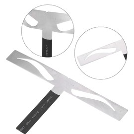 Permanent Eyebrow Eyebrow Measure Balance Extension Ruler ruler Eyebrow Tweezer Eyebrow Designer (2 Types) #1