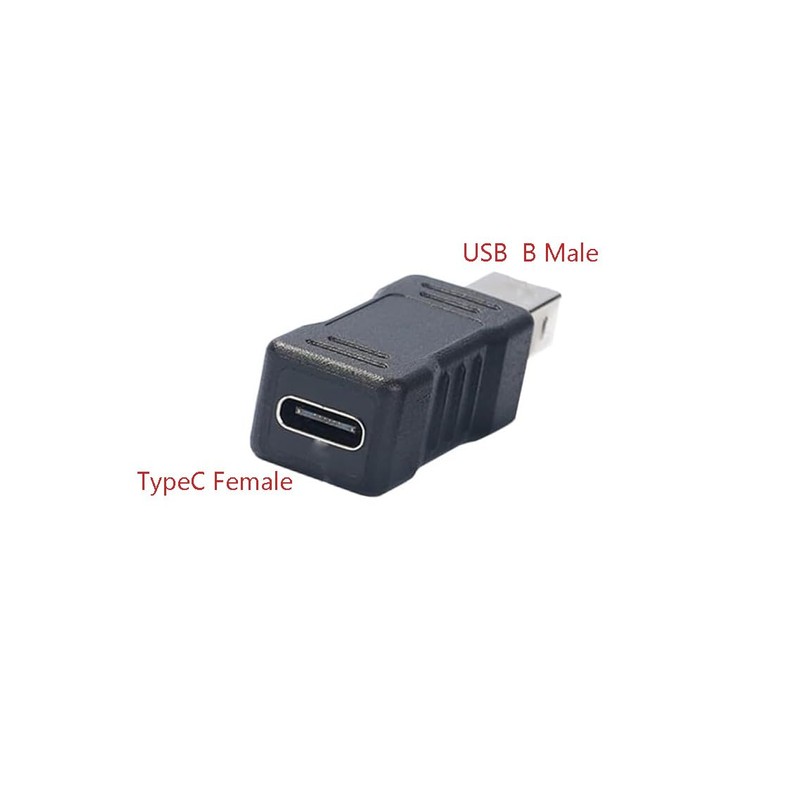 Traovien TypeC Female to Printer Male Adapter(2-Pack) for Electric Piano