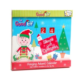 The Good Elf Wooden 'Sleeps Until Christmas' Countdown Hanging Advent Calender