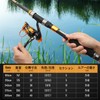 SANLIKE 180 Throwing Rod, Squirting Rod, Compact Rod, Sabiki Rod