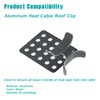 labwork 25 Pack Aluminum Heat Cable Roof Clip for Roofs