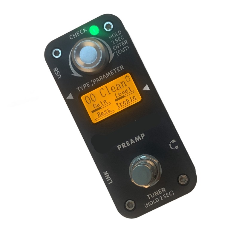 Preamp Effect Pedal Unvoiced Sound Overload Distortion Metal Tone Electric