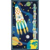 Wilmington Prints "Atomic Bots" Robots in Space Wall Hanging/ Quilt Cotton Fabric Panel