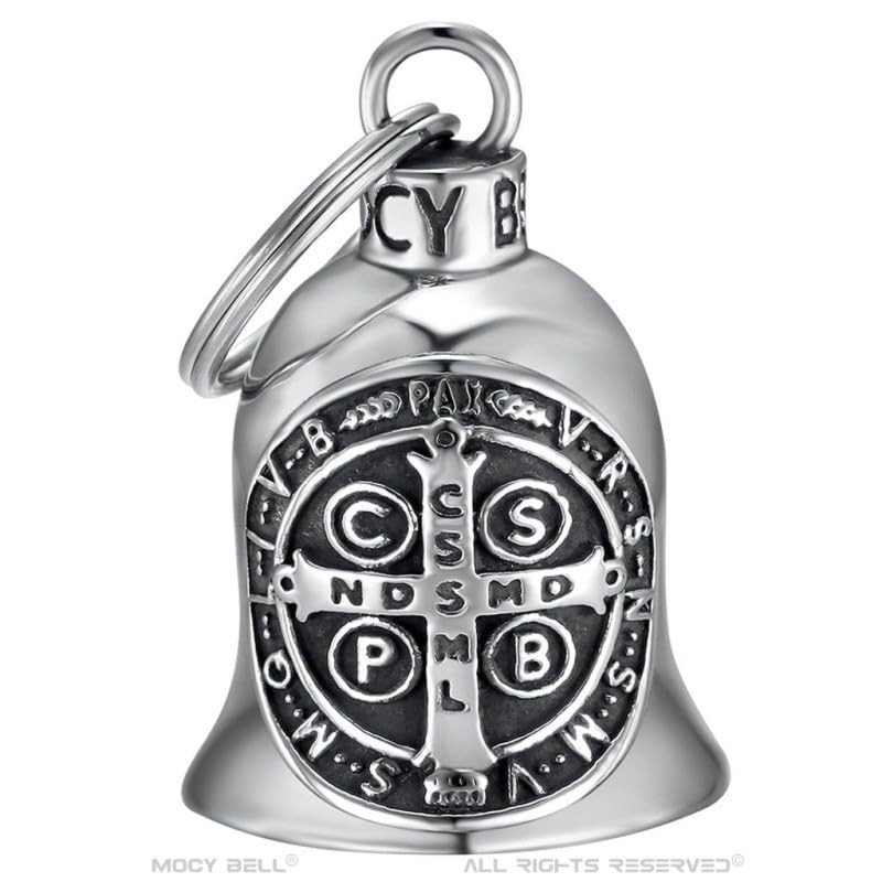 MOCY BELL - MocyBell Saint Benedict Motorcycle Bell - Stainless