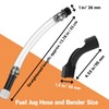 6 Set Gas Can Hose, Racing Fuel Jug Hose with