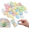 SRV Hub 36Pcs Easter Mini Eggs, Easter Decorations, Artificial Bird