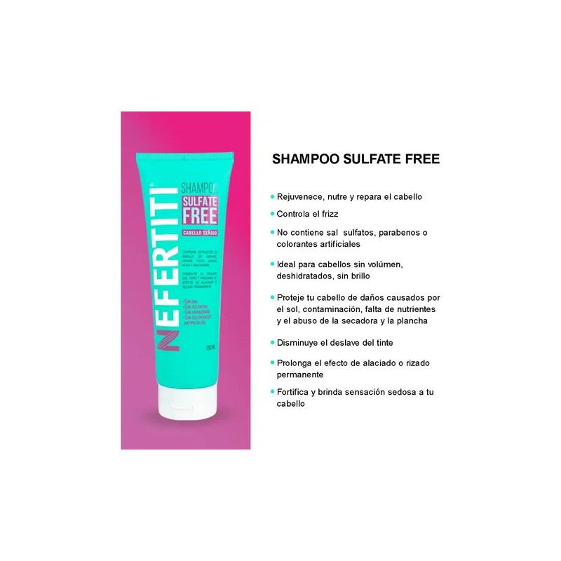 Shampoo Sin Sal Y Sin Sulfatos Para Cabello Teñido Con