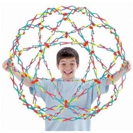 Hoberman Sphere-Rainbow