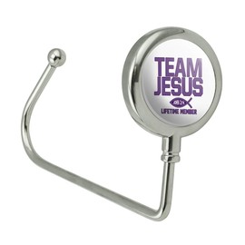 GRAPHICS & MORE Team Jesus John 3:16 Christian Purse Bag Hanger Holder Hook