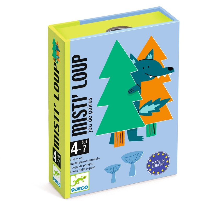 Djeco Mixed Card Game Loup 4 Years +