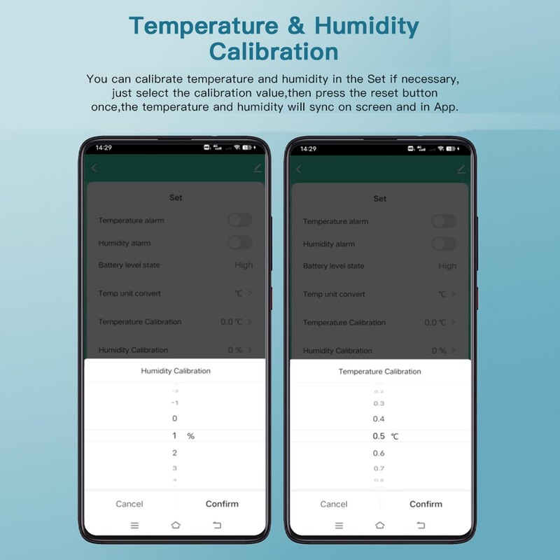 WiFi Thermometer Hygrometer: Smart Temperature Humidity Monitor with App Notification