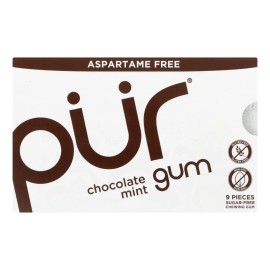 UD Pur Gum Gum-Case 12 Boxes 9 Count Chocolate Mint Flavored Fruity Bubble Gum OEM Kosher Certified Available Bulk Bag Bottle