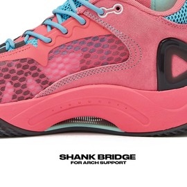 AND1 Scope Basketball Shoes for Women and Men, High Top Men’s Basketball Shoes - Womens Basketball Sneakers - Light Pink/Light Green, 7 Medium