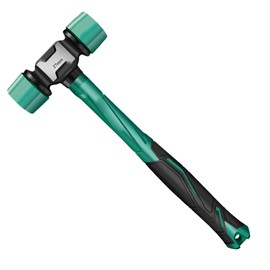 Rubber Hammer Mallet, Non-Slip Rubber Hammer Mallet for Dorm Bed, Heavy Duty Rubber Hammer Heads, Portable Double-Sided Soft Mallets, Soft Blow Tasks Without Damage