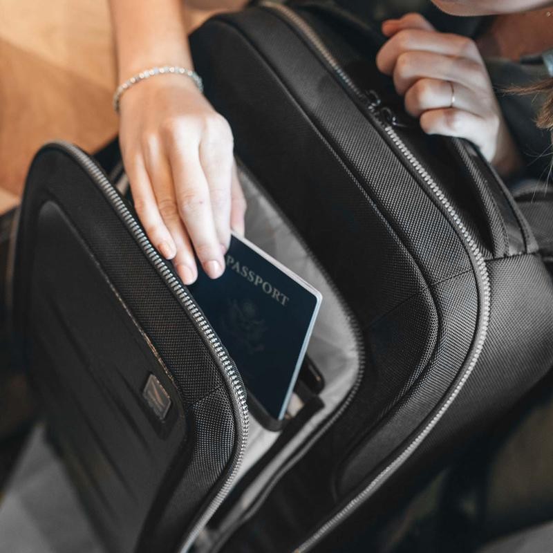 Venture Full Size Laptop Backpack - Color: Red