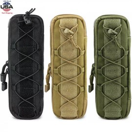 Unbranded Tactical Molle Pouch Military Knife Sheath Waist Pack EDC Tool Flashlight Holder - Army Green
