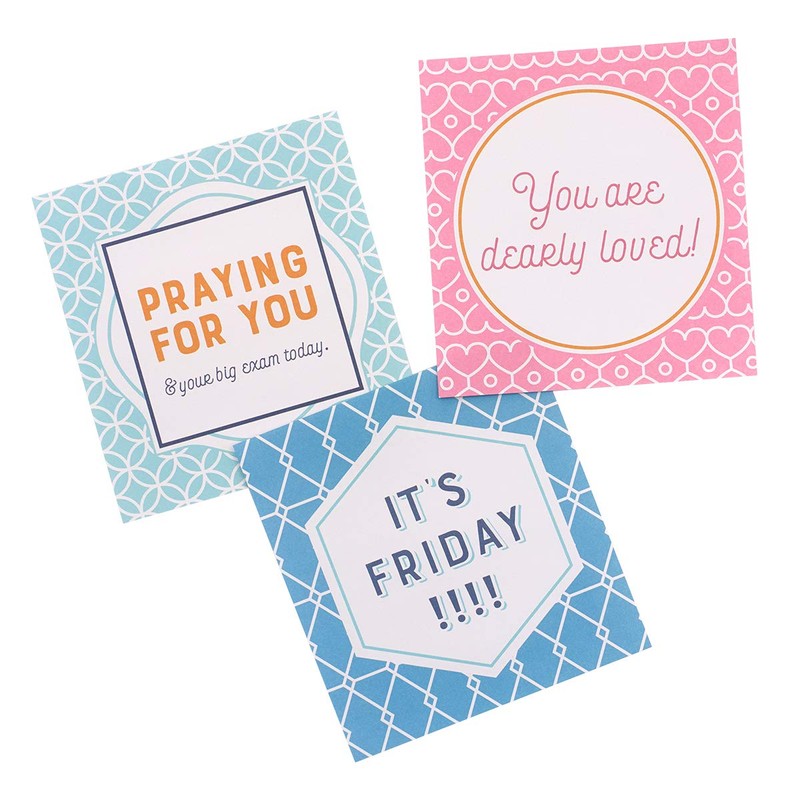 101 Tear-Off Lunchbox Notes for Girls, Inspirational Quotes and Encouragement