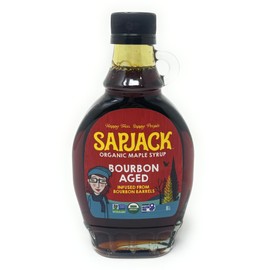 Sapjack Organic Bourbon Aged Maple Syrup 8oz - 1 glass bottle