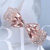 TseenYi Bow Crystal Hair Clip Rhinestone Wedding Hair Clip Hair