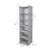 MAX Houser 6 Tier Shelf Hanging Closet Organizer, Closet Hanging