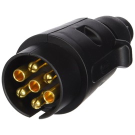 HELLA 8JA 001 930-041 Plug - 12V - 7-pin connector - Plug: Blade Terminal - Black