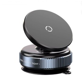 Magnetic Car Phone Holder, 360° Rotation, Shell Suction Mount, Super Stable Design