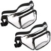 Veckle 2 Pack Clear Fanny Pack Stadium Approved - Adjustable