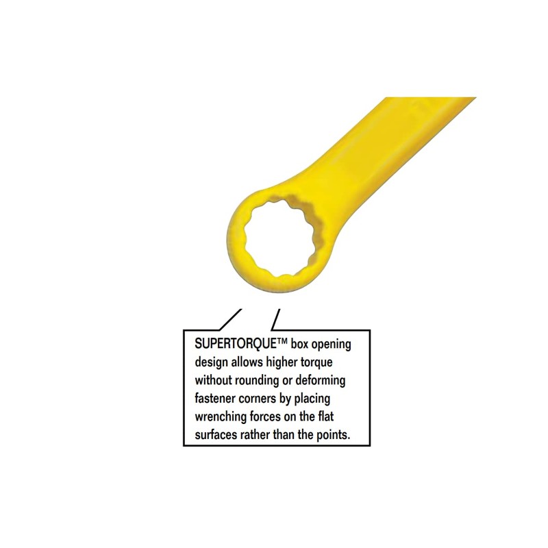 Williams 1218YSC Yellow Super Combo Combination Wrench, 9/16-Inch