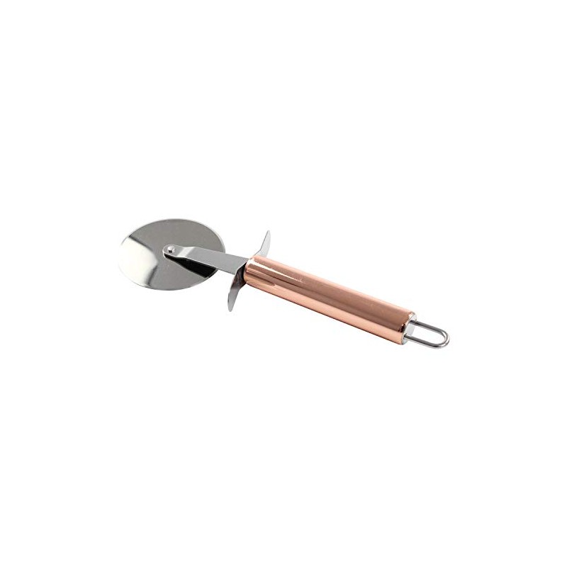 Apollo T7063 SS Copper Pizza Wheel, Stainless Steel, Multicoloured, 10