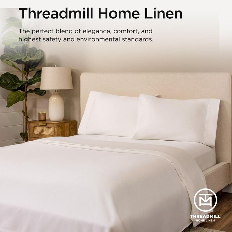 Threadmill Luxury 800 Thread Count King 100% Cotton Sheets -