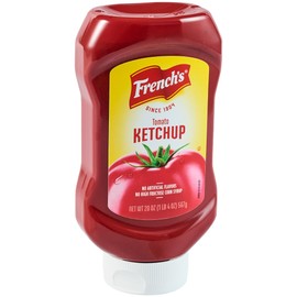 French's Tomato Ketchup, 20 oz (Pack of 12) - One 12 Pack of 20 Ounce Ketchup Squeeze Bottles, Made with California Tomatoes for a Tangy, Sweet Flavor