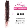 NISEYO Goddess Passion Twist Crochet Hair with Curly Ends 22