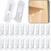 20pcs Plastic Locking Shelf Support Pegs,6mm Shelf Pins ,Self-Locking Bracket
