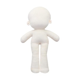 niannyyhouse 10cm 13cm 15cm 20cm 30cm 40cm Plush Doll Plain Glossy Standing Sitting Humanoid Stuffed Toys Dress Up Wearable Clothing (30cm-Without Skeleton)