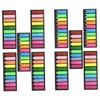 TEHAUX 10sets Semi Sticky Index Tabs Unique Arrow Flag Page