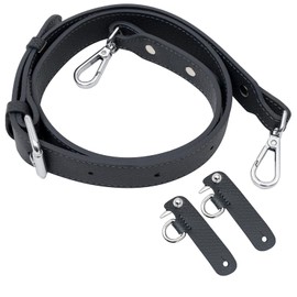 Neylissia Shoulder Strap for Longchamp Women's Bag, Shoulder Strap for Bags, Leather Longchamp, No Hole Punch, Adjustable Leather Replacement Kit, Suitable for Most Handbags Crossbody (Grey, L)