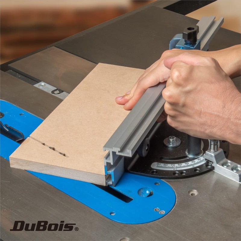 DuBois 51009 Aluminum Miter Gauge Fence with Tape Measure Right