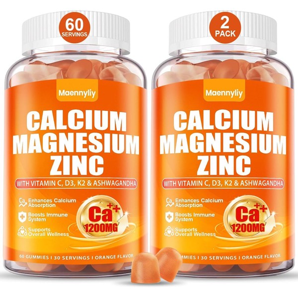 Calcium 1200 mg with Vitamin D3 Gummies for Adults -