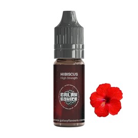 Hibiscus High Strength Flavouring - 230+ Flavours - Galaxy Food Flavours - 10ml Bottle