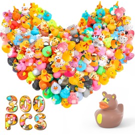 400 Pcs Rubber Ducks in Bulk, Jeep Ducks for Ducking, Mini Rubber Duckies for Toddler Baby Bath Toys, Kids Bath Pool Toys, Duck Gifts for Birthday Christams Party Favors