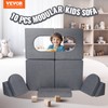VEVOR Modular Kids Play Couch 10Pcs DIY Creative Toddler Sectional