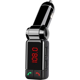Streetwize SWBLUE5 Bluetooth/FM Transmitter - In-car Audio Adapter with USB Charging Port, FM & Music Play, Car Audio Accessory