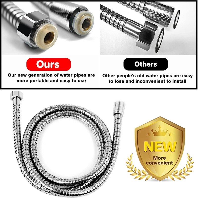 High Pressure Filter Shower Head With Replacement Hose And Bracket,