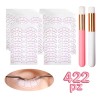 Parches Guía Extensión Pestañas Eyelash Extension Guide Patches, 420 Pcs