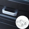 METYOUCAR Aluminum Alloy Replacement Interior Door Grab Handle Silver for