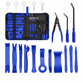 Car Trim Removal Tool Kit for Interior Panel Repairs – Red or Blue 5, 12 and 19-Piece Set Options
