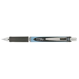 Pentel Bln77a Energel Rtx Retractable Liquid Gel Pen.7Mm, Needle, Black/Gray Brl, Black Ink
