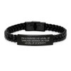 Sarcastic Painter Gifts Interlaced Leather Bracelet Funny Quote from Friends